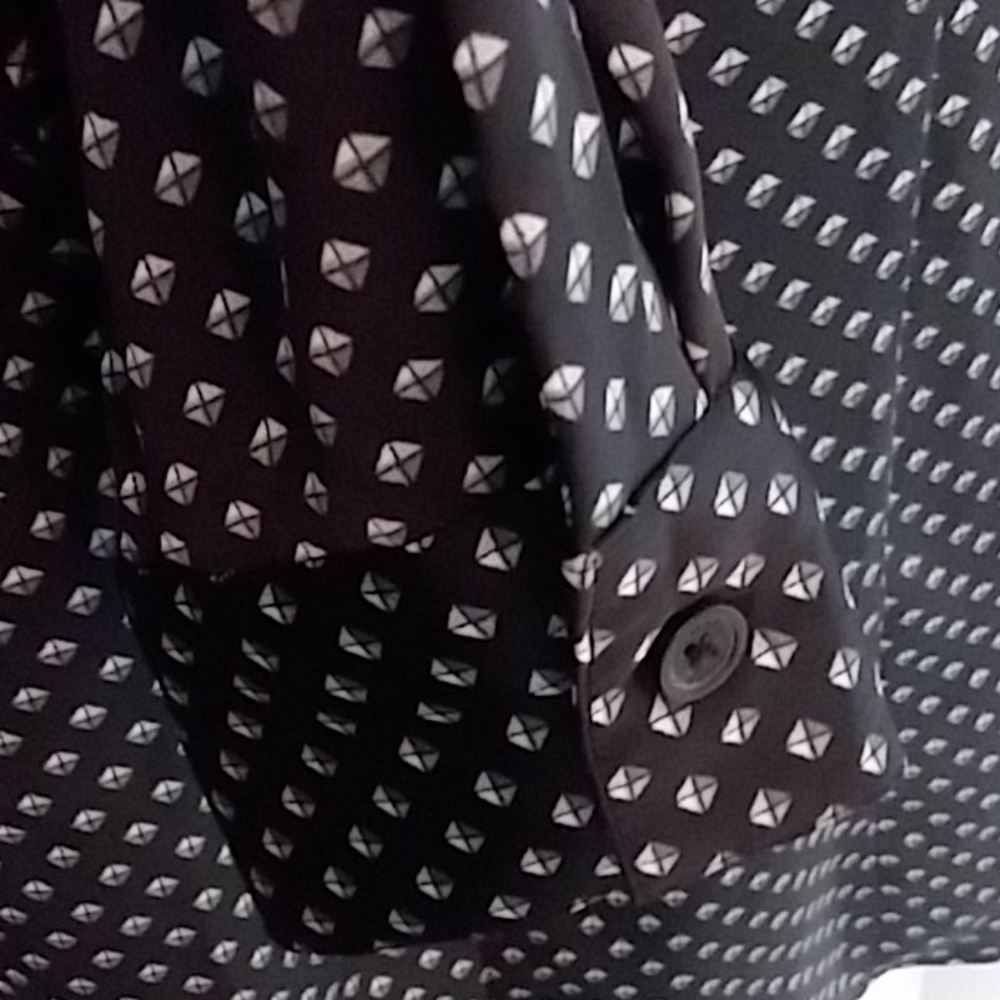 Michael Kors Long Sleeve Button Down Shirt Size 8 - Picture 5 of 13